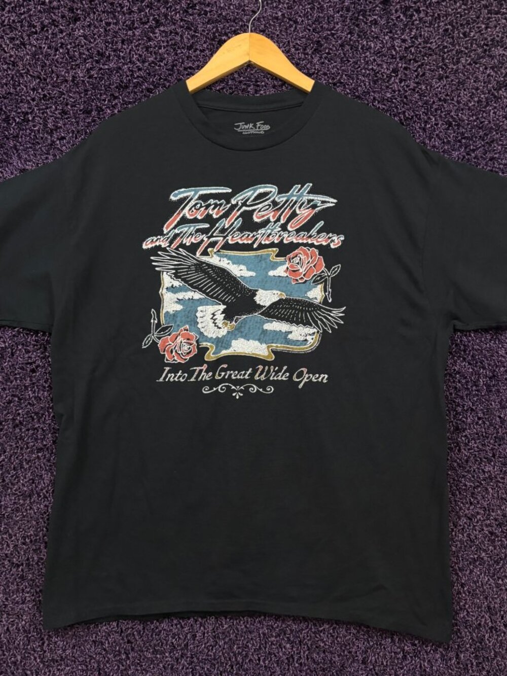 Tom Petty & The Heartbreakers Into Great Wide Open T-Shirt L